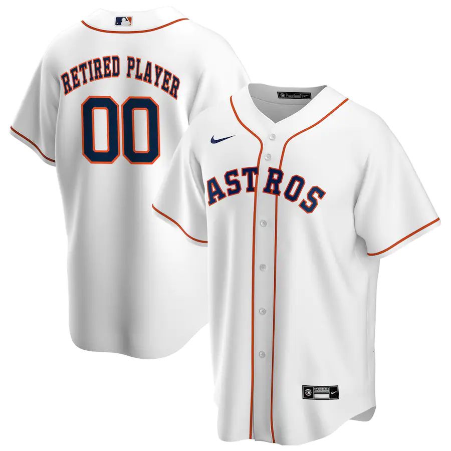 Cheap Mens Houston Astros Nike White Home Pick-A-Player Retired Roster Replica MLB Jerseys